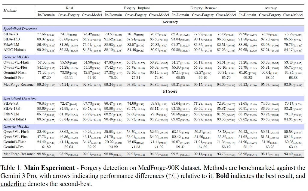 Qualitative comparison of forgery explanations across models